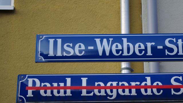 Die Ilse-Weber-Straße in Laim